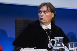 Francisco Oliva Blázquez. Apertura del Curso Académico 2024/2025 de la Universidad de Málaga. Paraninfo. Septiembre de 2024