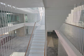 Interiores de la nueva Facultad de Psicología. Campus de Teatinos. Mayo de 2021