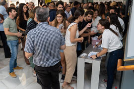 Momentos previos a la apertura del Curso Académico 2019-2020 de la Escuela Técnica Superior de Arquitectura de la Universidad de Málaga. Teatro Cervantes. Octubre de 2019