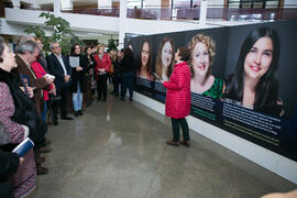 Intervención de Isabel Jiménez Lucena en la inauguración de la exposición "Diversas capacidades (in)visibles". Facultad de Ciencias de la Educación y Psicología. Noviembre de 2017