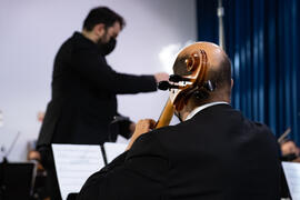 Concierto de Bandas Sonoras de la 30 edición de Fancine de la Universidad de Málaga. Auditorio de la Escuela Técnica de Ingeniería de Telecomunicaciones e Informática. Noviembre de 2020