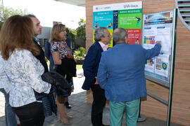 Inauguración de la primera "Isla y Senda Verde" de la Universidad de Málaga. Facultad de Ciencias de la Comunicación y Turismo. Octubre de 2019
