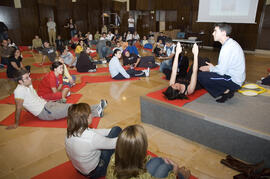 Taller de Pilates. 2º Congreso Internacional de Actividad Físico-Deportiva para Mayores de la Universidad de Málaga. Palacio de Ferias y Congresos de Málaga. Marzo de 2007
