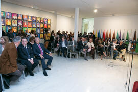 Asistentes. Presentación del cuadro de la rectora Adelaida de la Calle en la Galería de Rectores de la Universidad de Málaga. Edificio del Rectorado. Marzo de 2019