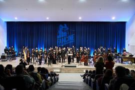 Concierto de Bandas Sonoras de la 31 edición de Fancine de la Universidad de Málaga. Auditorio de la Escuela Técnica de Ingeniería de Telecomunicaciones e Informática. Noviembre de 2021