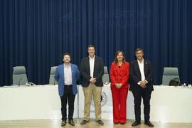 Candidatos a Rector de la Universidad de Málaga. Debate electoral. Escuela Técnica Superior de Ingeniería Informática y Telecomunicaciones. Noviembre de 2023