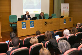 Conferencia marco. Jornada "Brexit y Gibraltar. Un reto con oportunidades conjuntas". Edificio del Rectorado. Febrero de 2017
