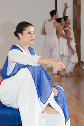 Representación de la obra "La Gaviota" de la compañía Mu Teatro. Paraninfo. Octubre de 2015