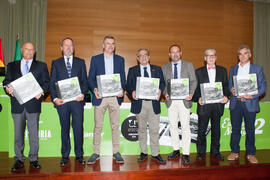 Presentación del coleccionable de Diario Sur "Estampas de Málaga 2". Edificio del Rectorado. Septiembre de 2016