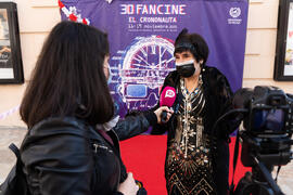 Tecla Lumbreras. Gala Inaugural de la 30 edición de Fancine de la Universidad de Málaga. Cine Albéniz. Noviembre de 2020
