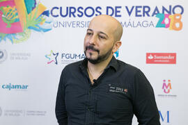 Ángel Custodio. Curso "La televisión del siglo XXI, nuevos formatos y consumos". Cursos de verano 2018 de la Universidad de Málaga. Marbella. Julio de 2018