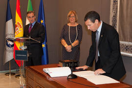 Toma de posesión del equipo de gobierno de la Universidad de Málaga. Rectorado. Enero de 2012
