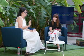 "Dialogando" con Clara Jiménez. Facultad de Ciencias de la Comunicación. Mayo de 2019