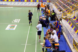 Partido Portugal contra Rusia. 14º Campeonato del Mundo Universitario de Fútbol Sala 2014 (FUTSAL). Antequera. Julio de 2014