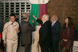 Inauguración de la placa conmemorativa de la Casa Natal de Eugenio Chicano. Málaga. Octubre de 2017