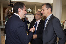 Visita del ministro de Ciencia, Innovación y Universidades, Pedro Duque. Edificio del Rectorado. Junio de 2018