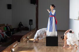 Representación de la obra "La Gaviota" de la compañía Mu Teatro. Paraninfo. Octubre de 2015