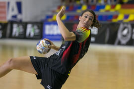 Partido Universidad Radboud - Universidad de Colonia. Categoría femenina. Campeonato Europeo Universitario de Balonmano. Antequera. Julio de 2017