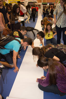 Jornadas de Puertas Abiertas de la Universidad de Málaga. Complejo Polideportivo Universitario. Abril de 2015