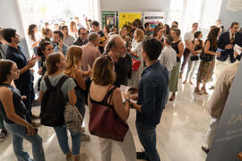Momentos previos a la apertura del Curso Académico 2019-2020 de la Escuela Técnica Superior de Arquitectura de la Universidad de Málaga. Teatro Cervantes. Octubre de 2019