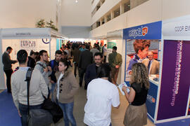 I Feria de Empleo de la Universidad de Málaga. Complejo de Estudios Sociales y de Comercio. Abril 2015