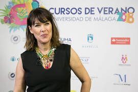 Mabel Lozano. Curso "Mujeres frente a la violencia". Cursos de verano 2018 de la Universidad de Málaga. Marbella. Julio de 2018