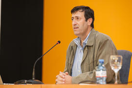 Ernesto Pimentel Sánchez. Debate electoral entre los candidatos a Rector de la Universidad de Málaga. Escuela Técnica Superior de Ingeniería Industrial. Noviembre de 2015
