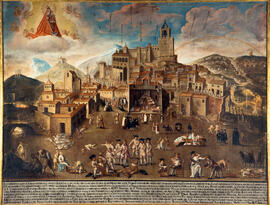 Pieza de Antequera para la exposición "Málaga moderna. Siglos XVI, XVII y XVIII". Edificio del Rectorado. Febrero de 2011
