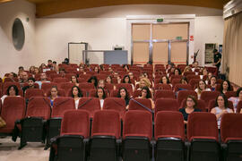 Asistentes al curso "La integración social, reto actual de los Servicios Sociales". Cursos de Verano de la Universidad de Málaga. Vélez Málaga. Julio de 2018