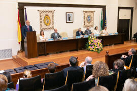 Intervención de José Pablo Lara. Celebración de San Lucas. Facultad de Medicina. Noviembre de 2019