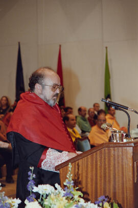 Apertura del Curso Académico 1996/1997 de la Universidad de Málaga. Teatro Cervantes. Octubre de 1996