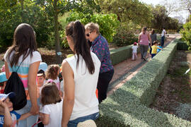 Excursión de la Escuela Infantil Francisca Luque al Jardín Botánico. Campus de Teatinos. Mayo de 2014