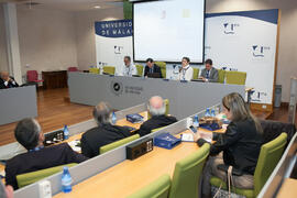 Encuentro de rectores de Brasil, Portugal y España: Fomento de la cultura emprendedora. Edificio del Rectorado. Octubre de 2015