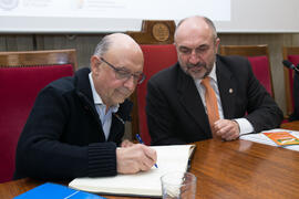 Cristóbal Montoro y Eugenio Luque. XII Jornadas Andaluzas de Enseñanza de Economía. Facultad de Ciencias Económicas y Empresariales. Febrero de 2019