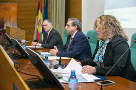 Acto inaugural. Jornada "Brexit y Gibraltar. Un reto con oportunidades conjuntas". Edificio del Rectorado. Febrero de 2017