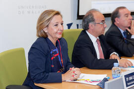 Presentación de los cursos de verano de la Universidad de Málaga. Rectorado. Mayo de 2014