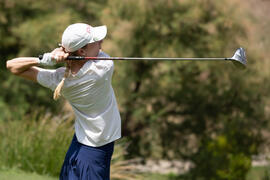Jugadora de la Universidad de San Galo. Campeonato Europeo de Golf Universitario. Antequera. Junio de 2019