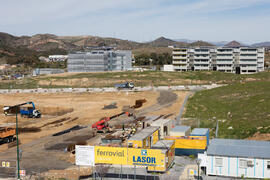 Construcción de la nueva Facultad de Psicología. Campus de Teatinos. Marzo de 2018