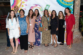Personal de la FGUMA. Festival solidario en los Baños del Carmen. Cursos de Verano de la Universidad de Málaga. Málaga. Julio de 2019