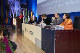 Intervención de Elsa Marina Álvarez. Apertura del Curso Académico 2024/2025 de la Universidad de Málaga. Paraninfo. Septiembre de 2024