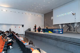 "Dialogando" con Ousman Umar. Facultad de Estudios Sociales y del Trabajo. Marzo de 2020