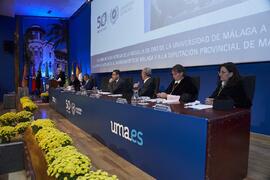 Discurso de José Ángel Narváez. Imposición de la Medalla de Oro de la Universidad de Málaga a Junta de Andalucía, Diputación Provincial de Málaga y Ayuntamiento de la capital. Paraninfo. Noviembre de 2023