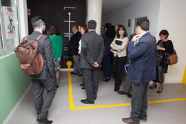 Visita guiada a Link by UMA en el Encuentro de rectores de Brasil, Portugal y España. Edificio The Green Ray. Octubre de 2015