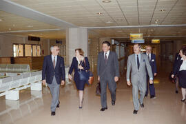 Visita del gobernador de Puerto Rico a la Universidad de Málaga y Obispado. 1993