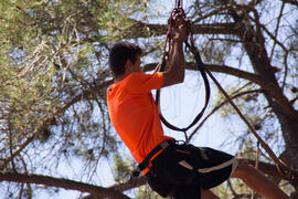 Actividad en Aventura Amazonia Marbella. Olimpiada Española de Economía, Fase Nacional. Marbella. Junio de 2015