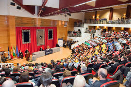 Investidura de nuevos doctores por la Universidad de Málaga. Salón de Actos de la Facultad de Derecho. Enero de 2013