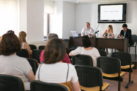 Mesa redonda: "El periodismo del siglo XXI. ¿Evolución o involución del cuarto poder?". Curso "Información y Comunicación". Cursos de Verano de la Universidad de Málaga. Ronda. Julio de 2018