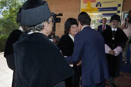 Momentos previos a la Apertura del Curso Académico 2022/2023 de las Universidades Andaluzas. Escuela Técnica Superior de Ingeniería Informática y Telecomunicaciones. Septiembre de 2022