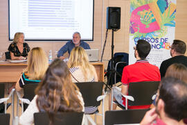 Ponencia de Joaquín Durán, "El resurgir de la televisión tradicional frente a la competencia de las plataformas VOD". Curso "La televisión del siglo XXI, nuevos formatos y consumos". Cursos de verano 2018 de la Universidad de Málaga. Marbella. Julio de 2018
