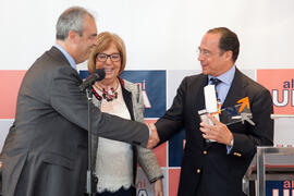 Nombramiento de Antonio Vázquez como Alumno de Honor de la Universidad de Málaga. Foro Alumni UMA. Marzo 2014